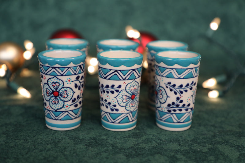 Turquoise Tequila Set