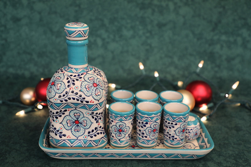 Turquoise Tequila Set