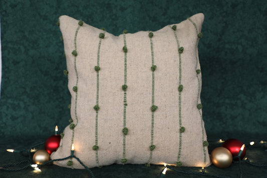 Green & Cream Pillowcase