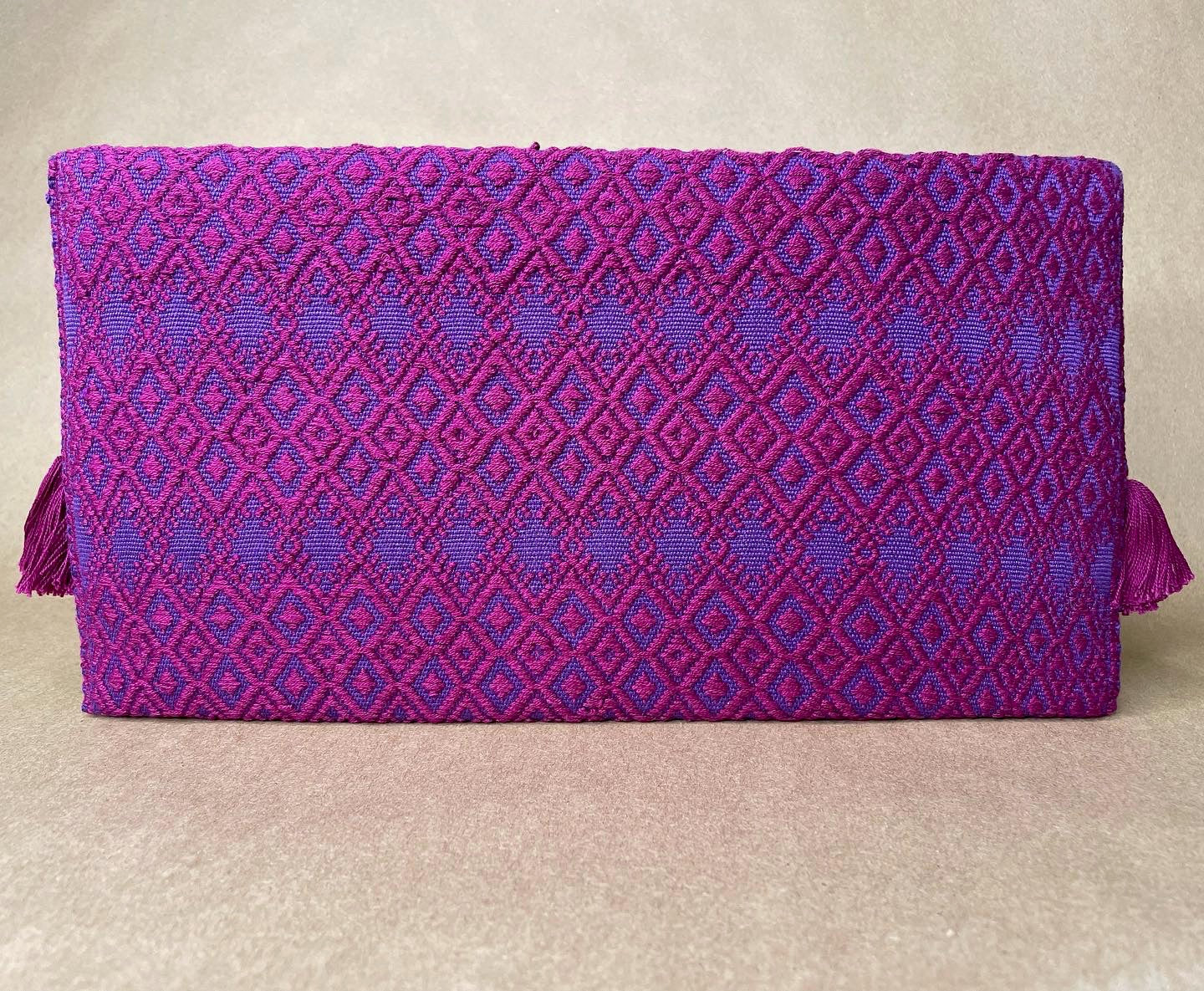 Fuchsia & Purple Clutch