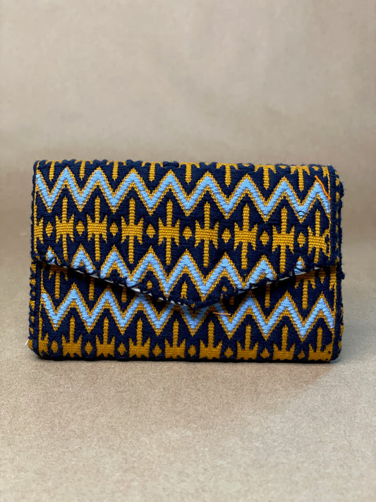 Black Chevron Small Wallet