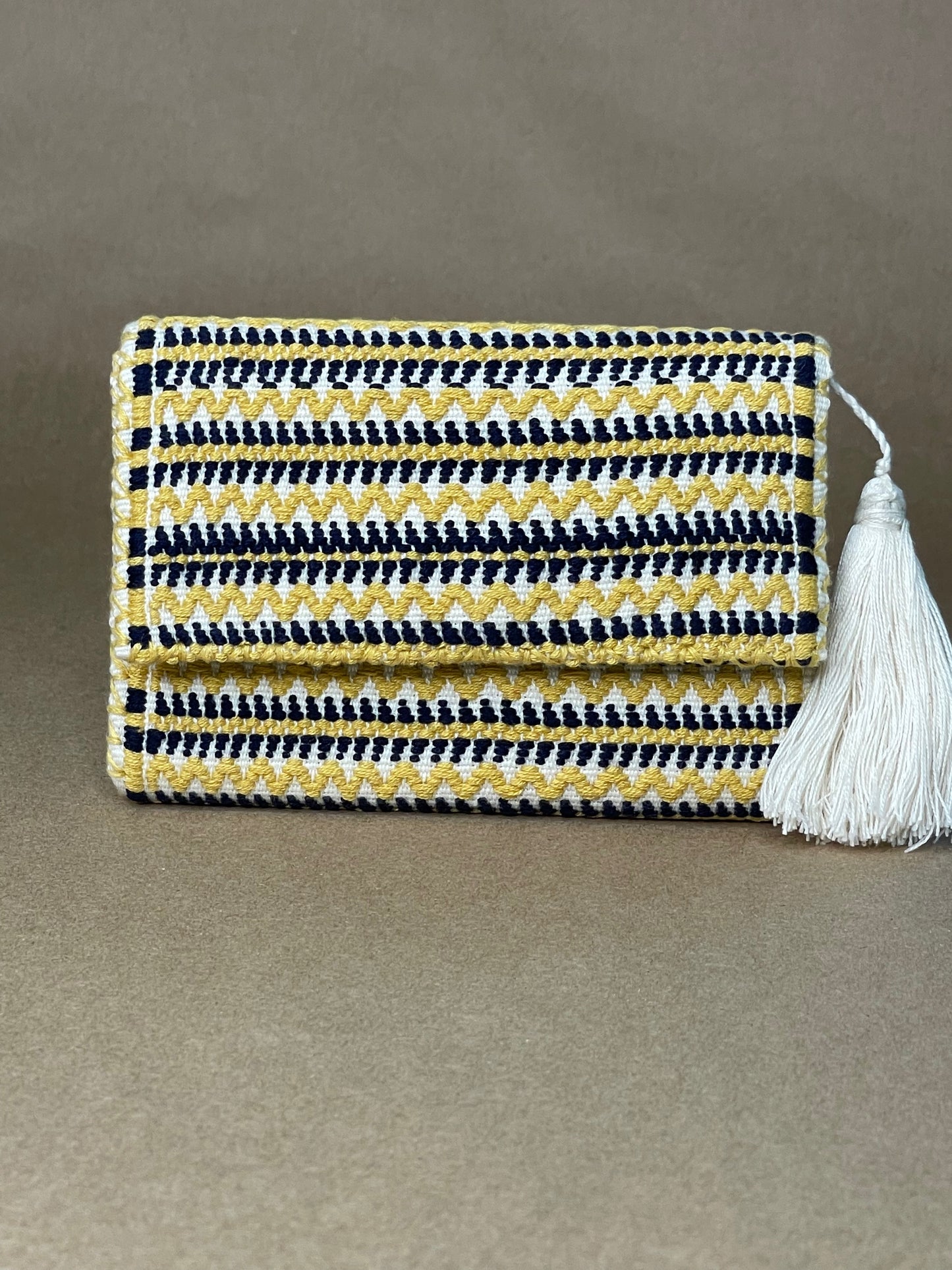 Black & Yellow Small Wallet