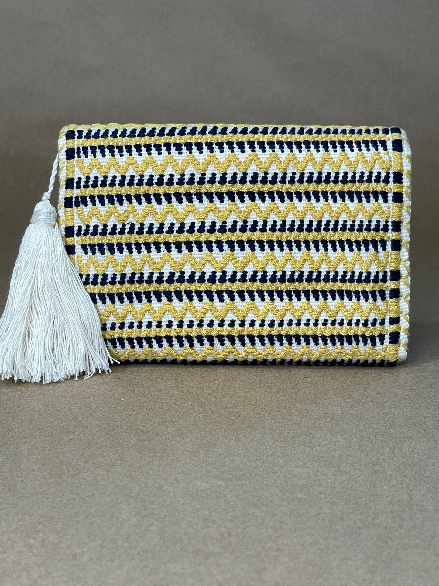 Black & Yellow Small Wallet