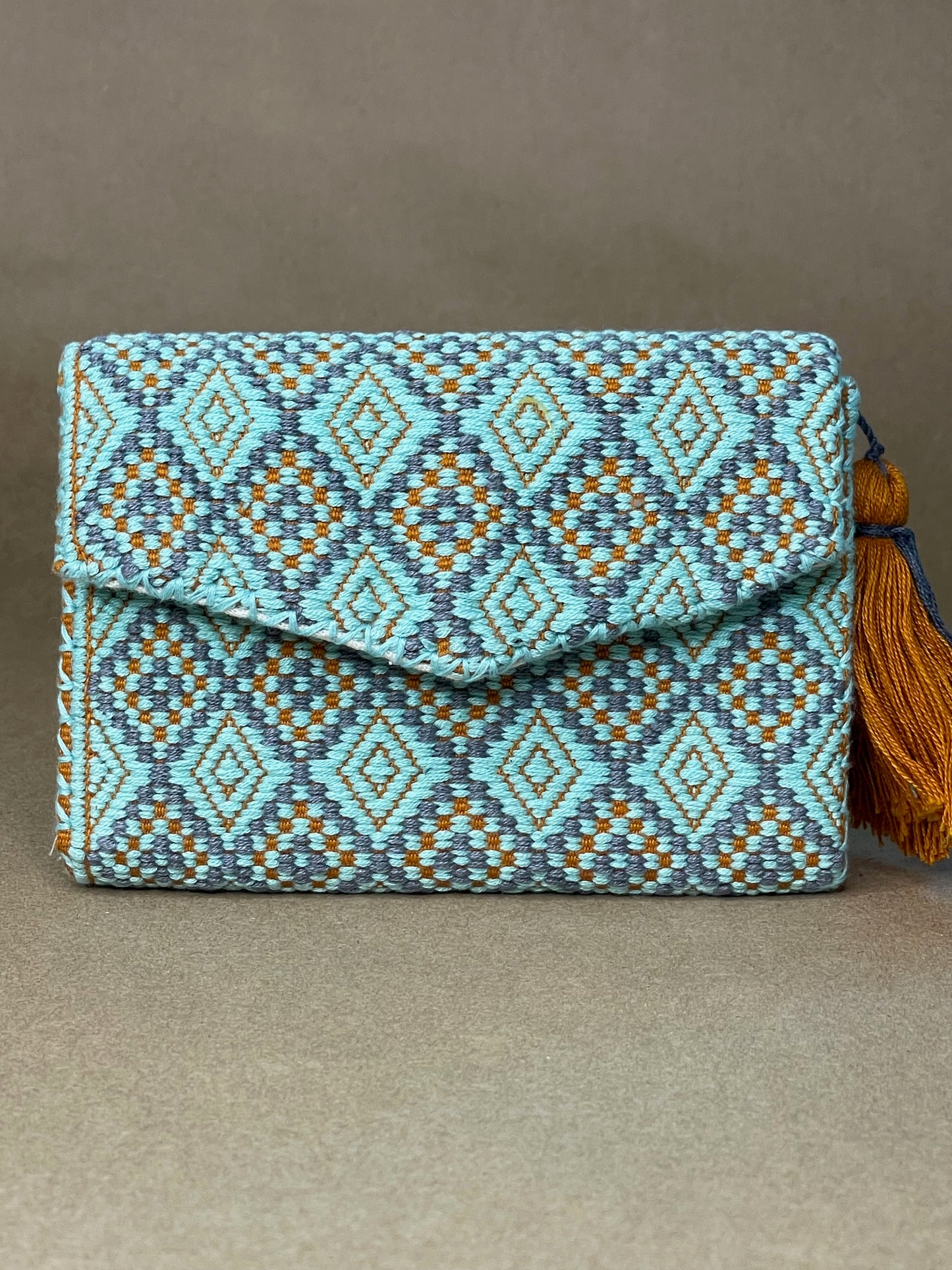 Teal & Blue Small Wallet