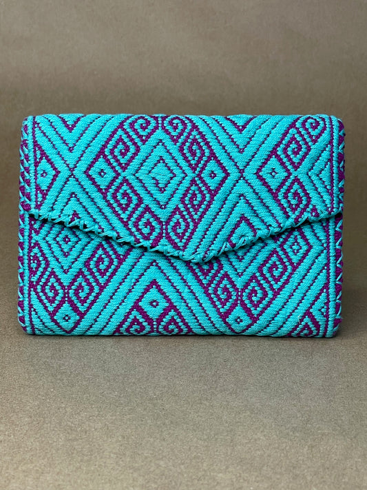 Blue & Purple Small Wallet