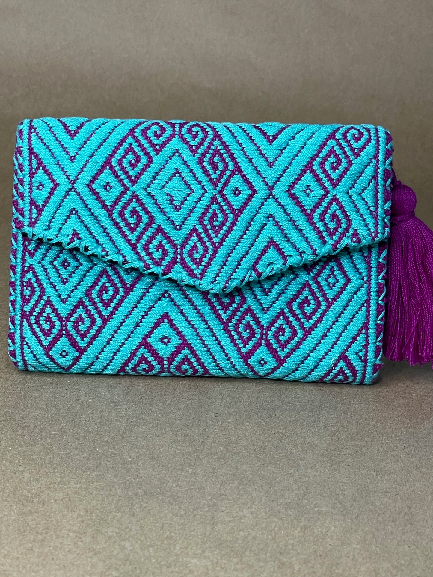 Blue & Purple Small Wallet