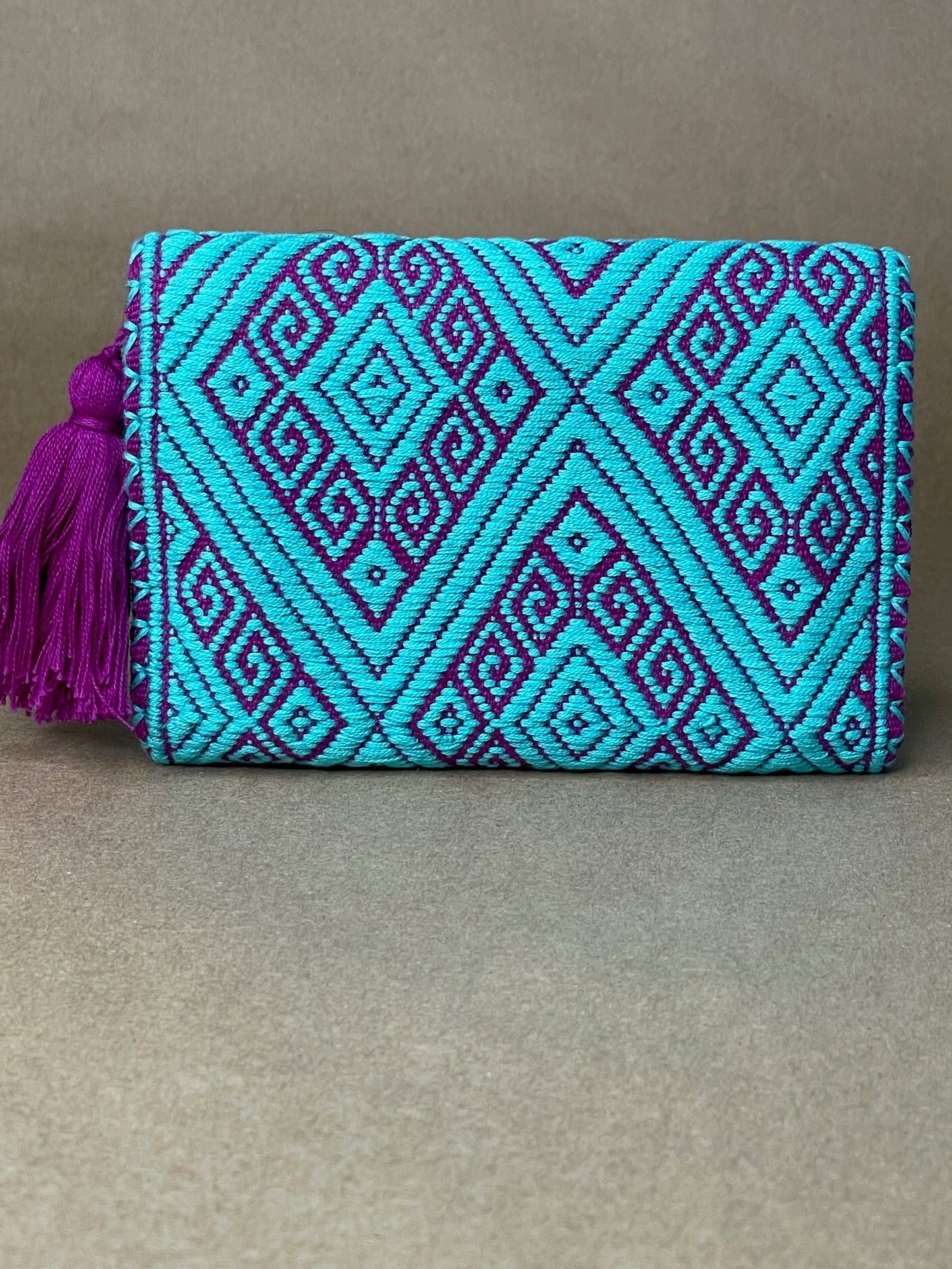 Blue & Purple Small Wallet