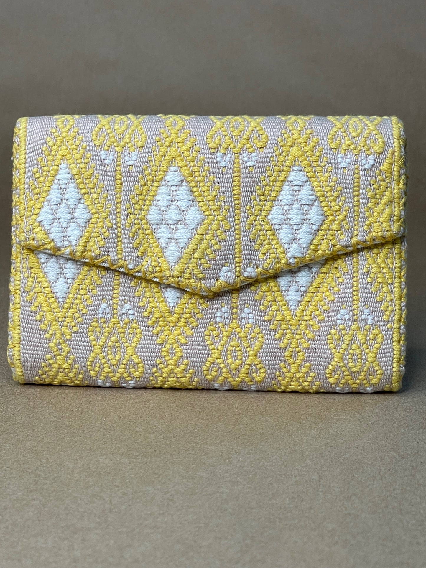 Yellow & Gray Small Wallet