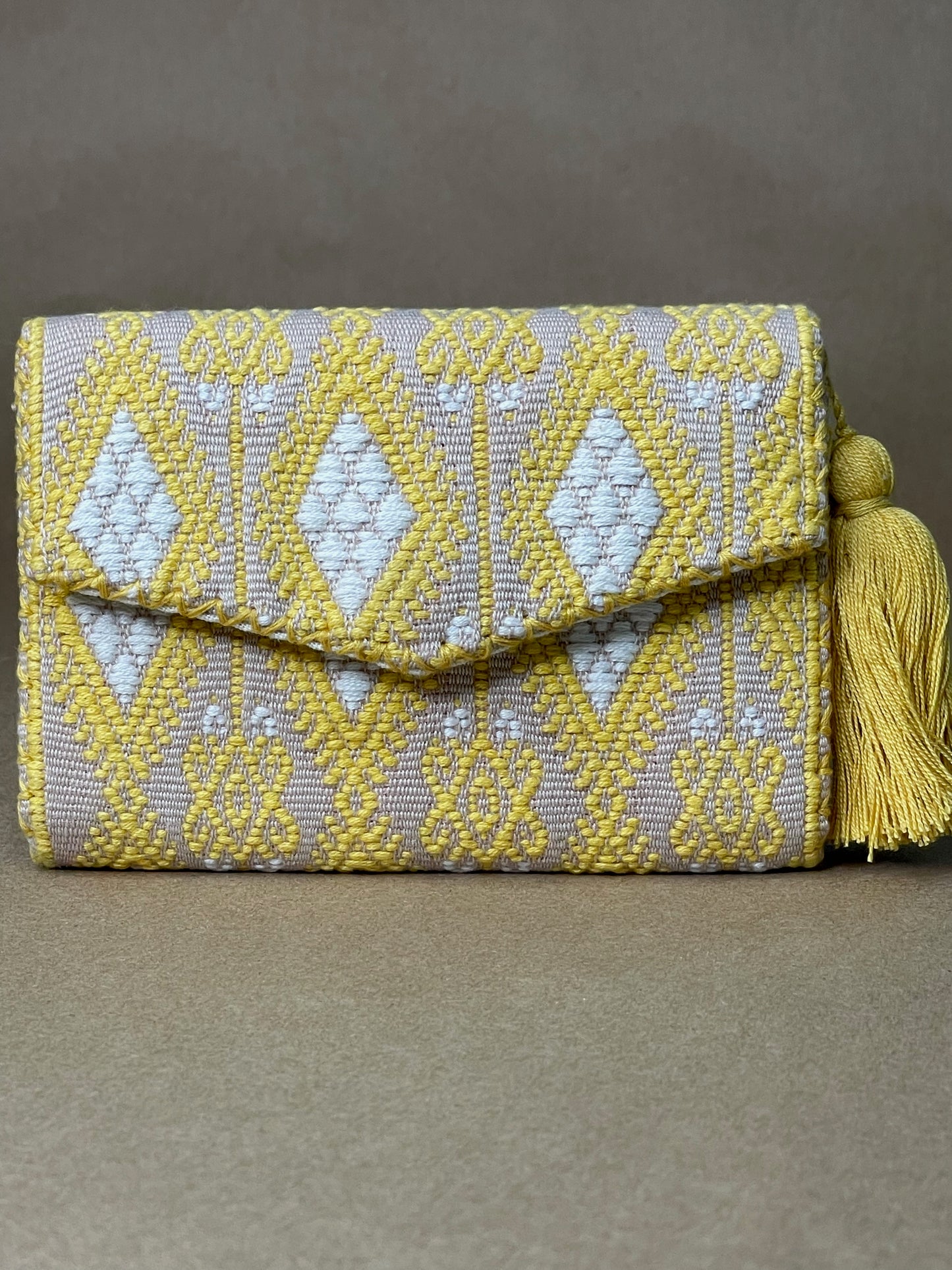 Yellow & Gray Small Wallet