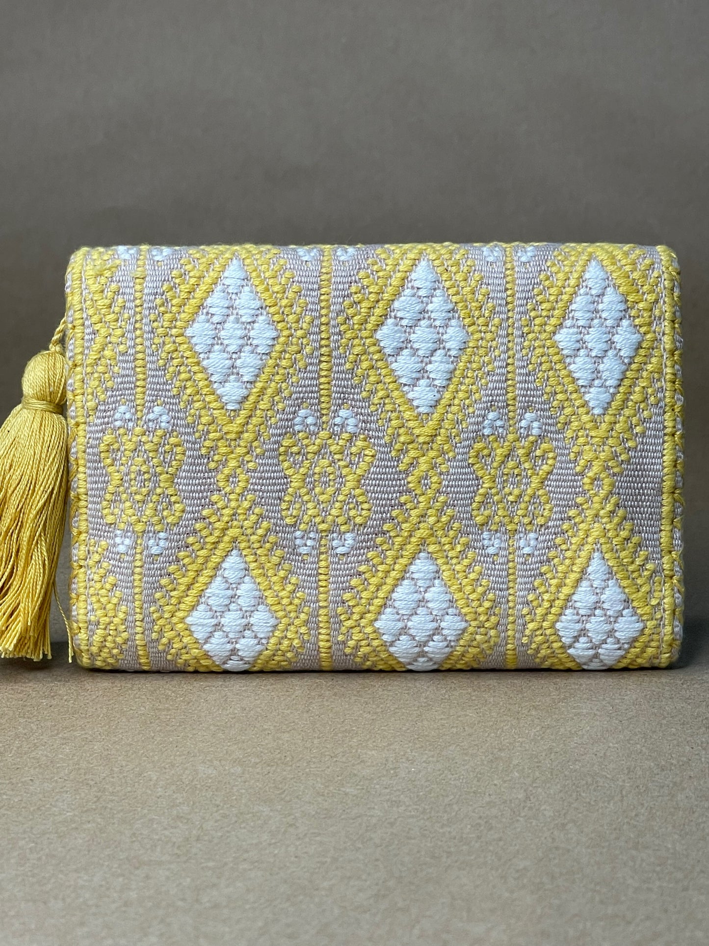 Yellow & Gray Small Wallet