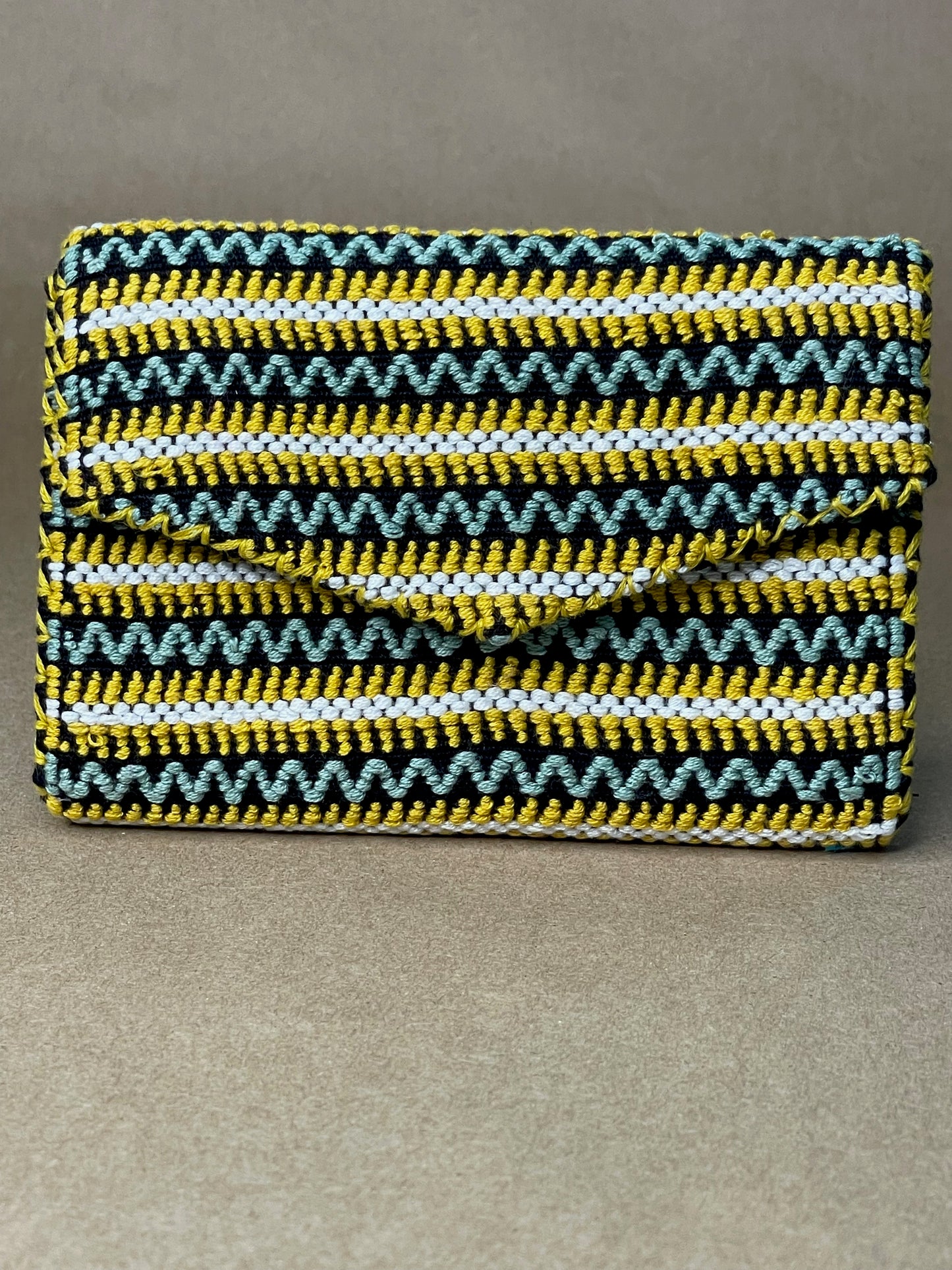 Yellow & Black Small Wallet