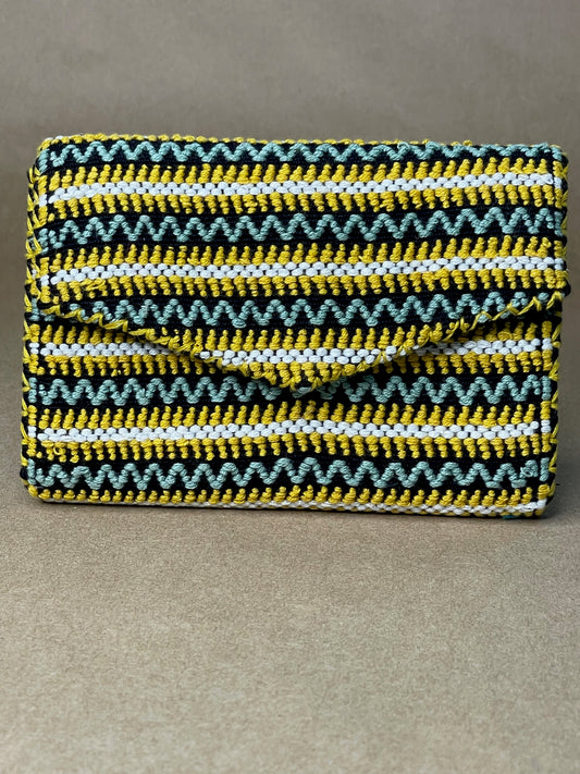 Yellow & Black Small Wallet