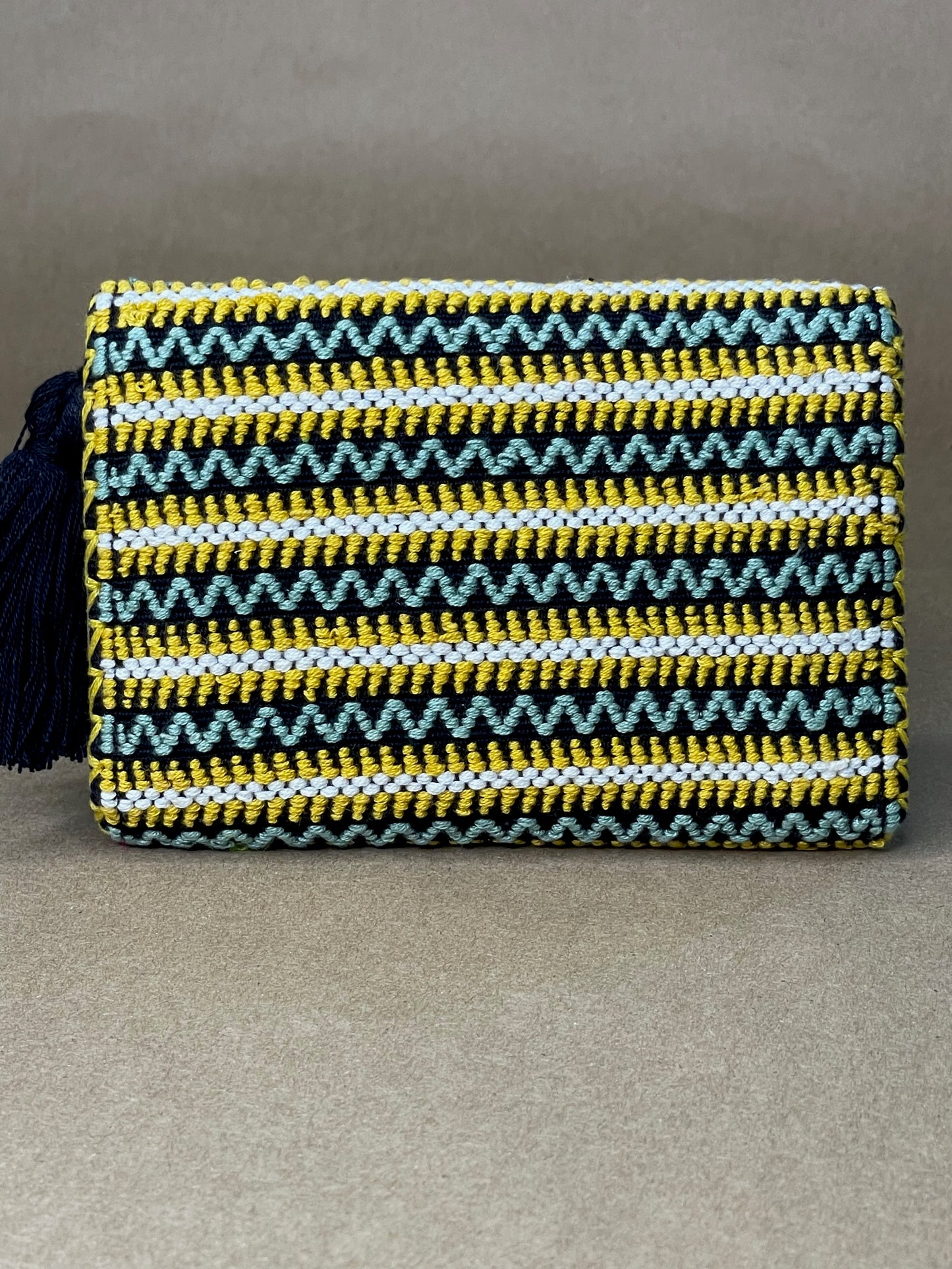 Yellow & Black Small Wallet