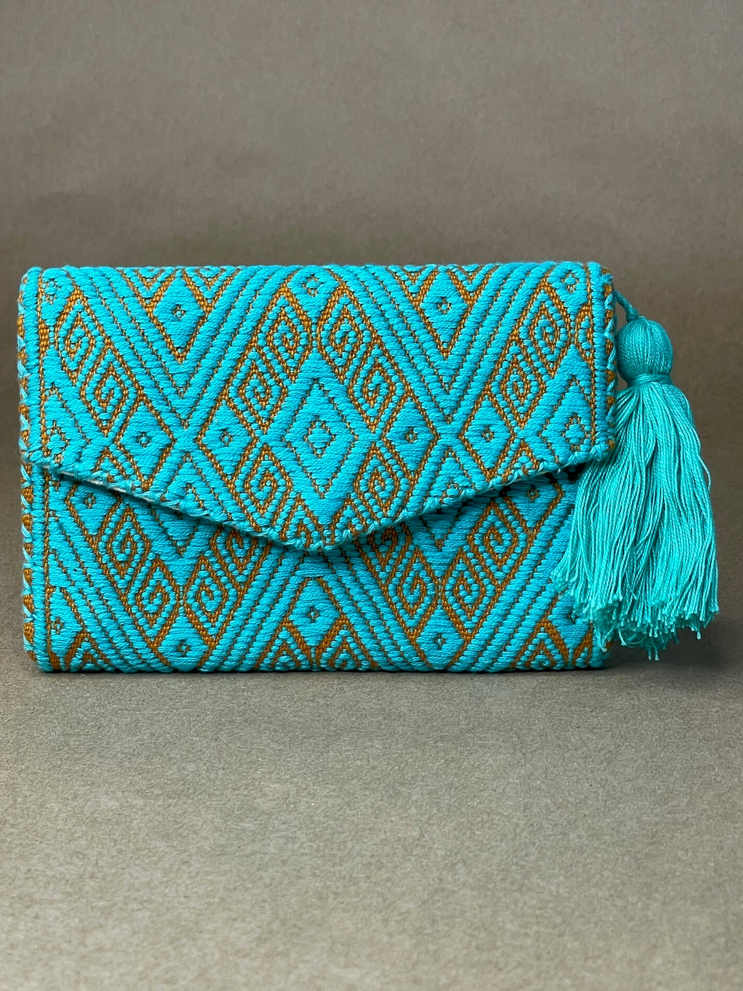 Blue & Gold Small Wallet