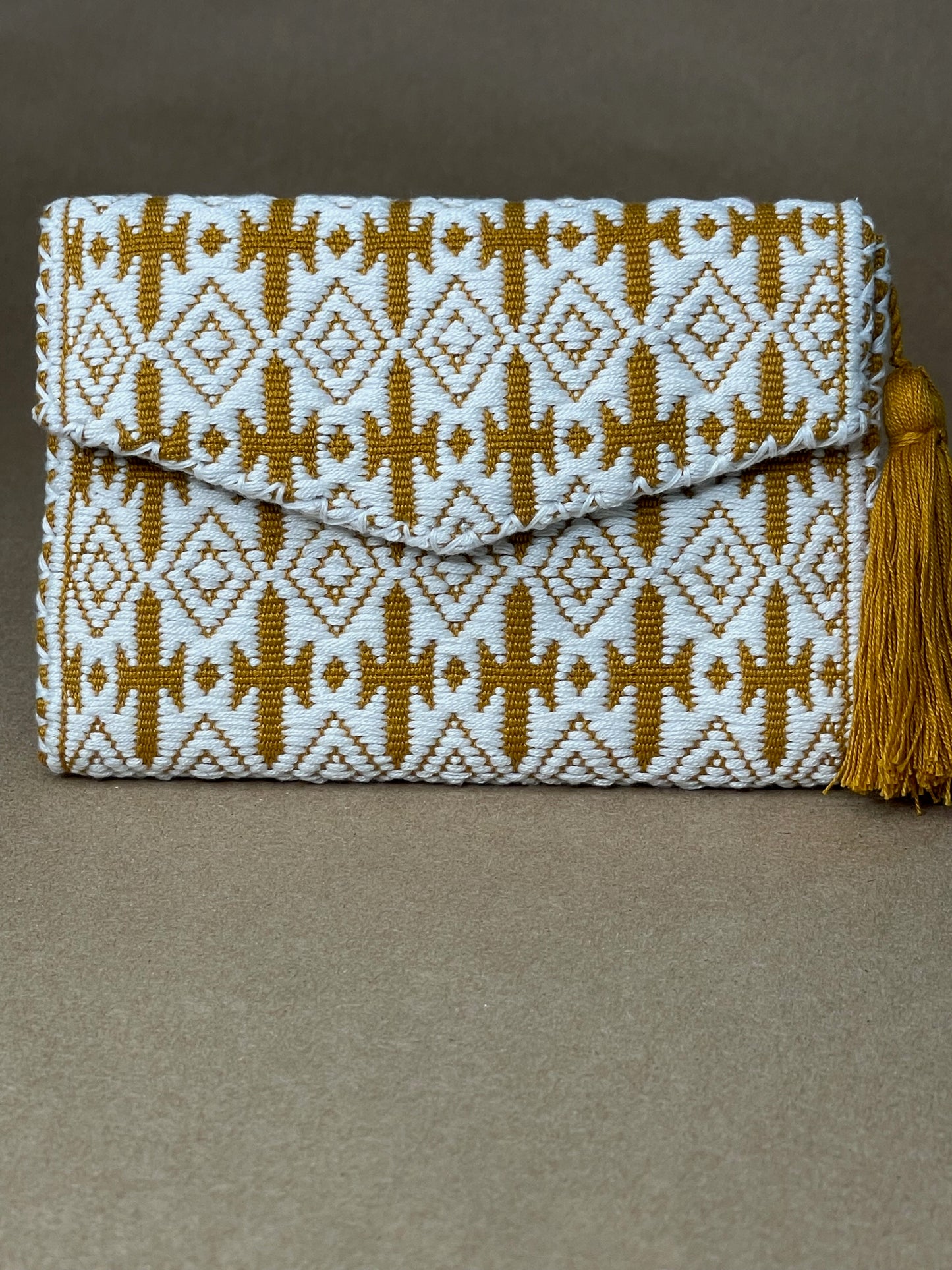 White & Gold Small Wallet