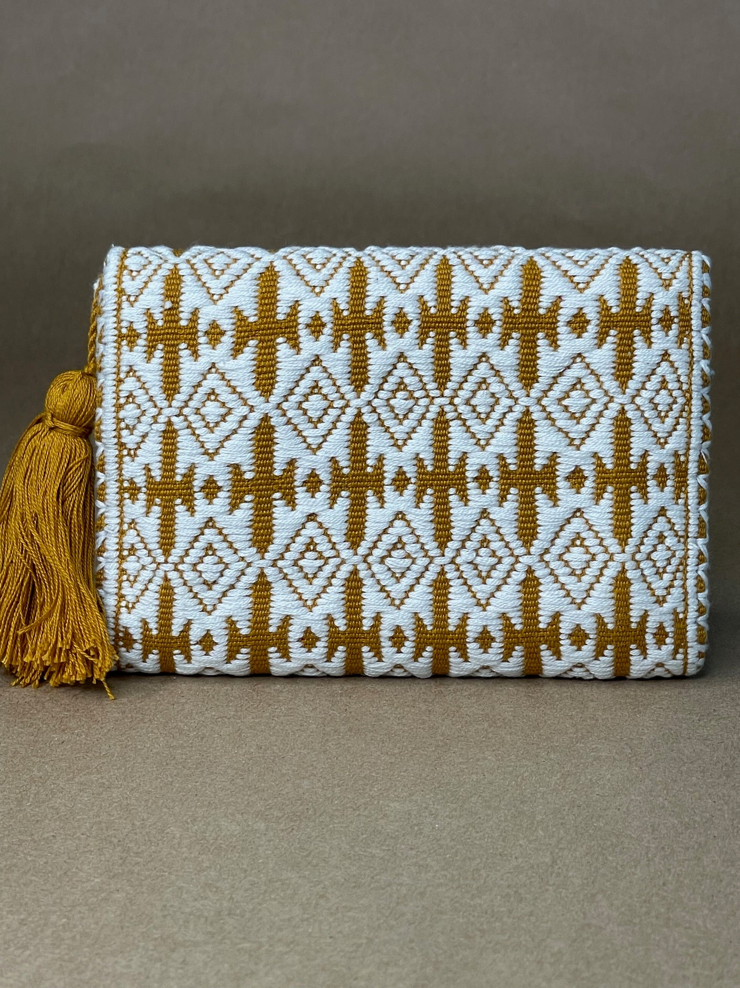 White & Gold Small Wallet