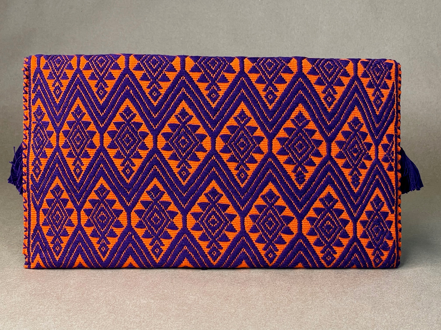 Orange & Purple Clutch
