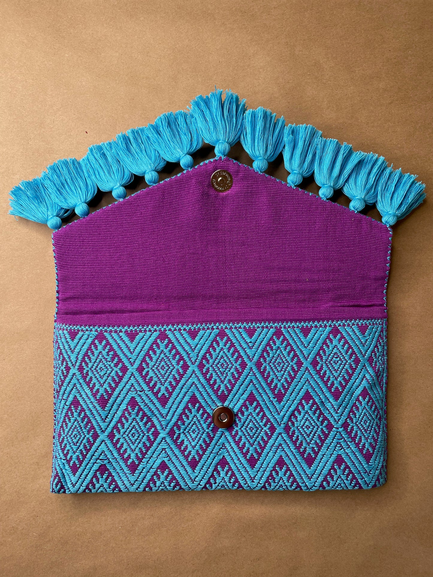 Purple & Blue Clutch