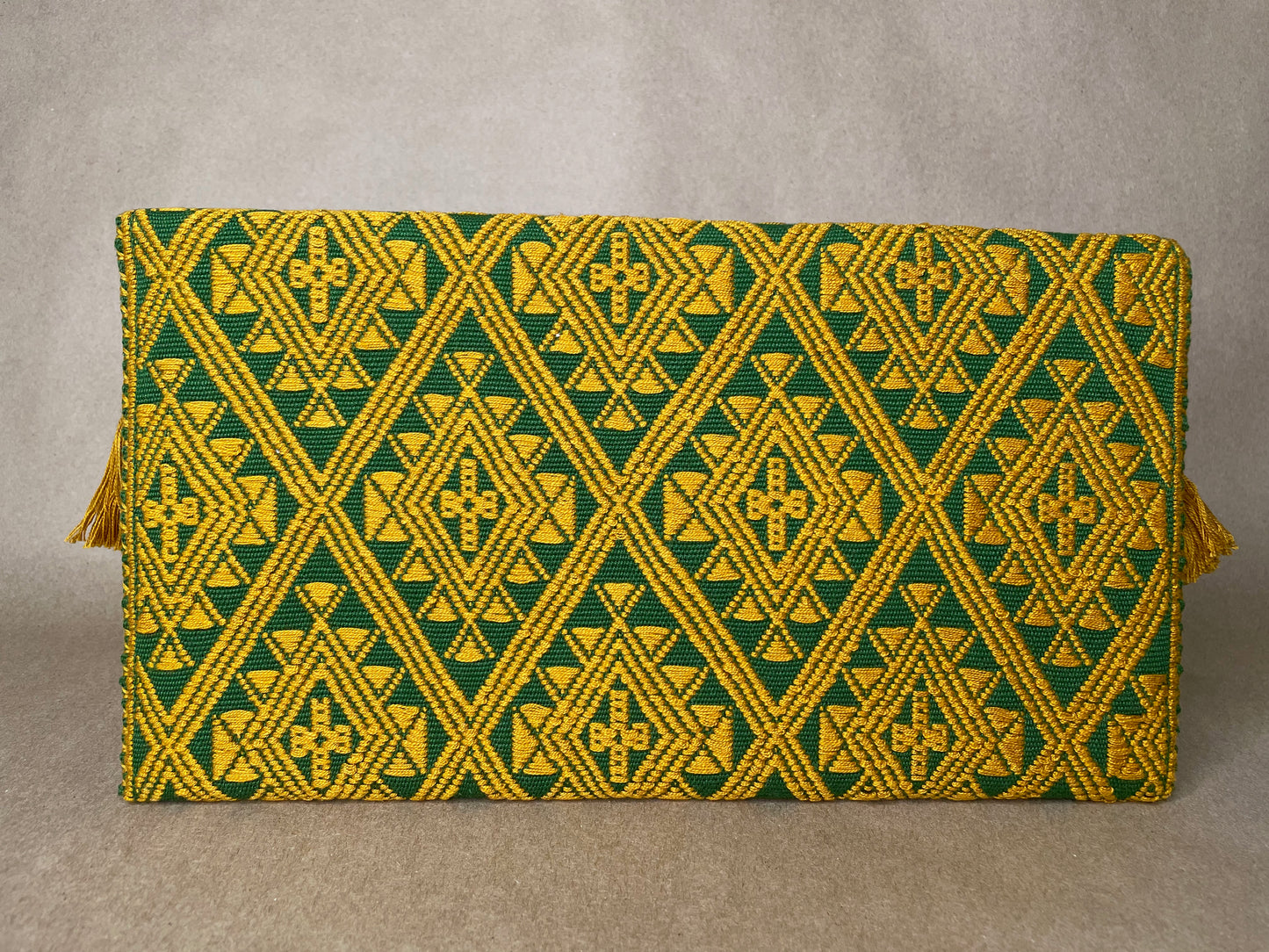 Yellow & Green Clutch