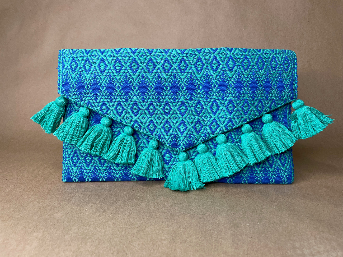 Teal & Blue Clutch