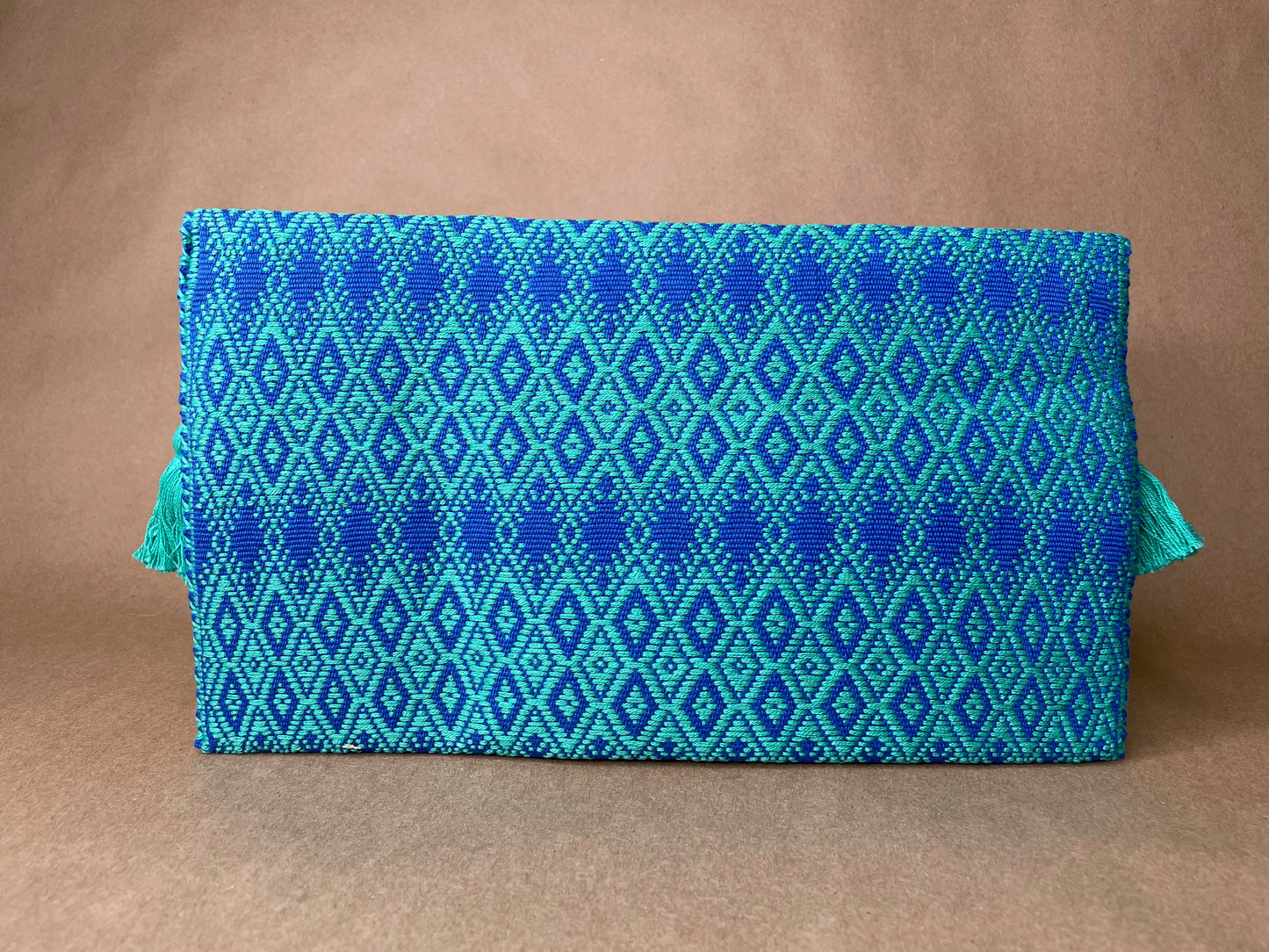 Teal & Blue Clutch