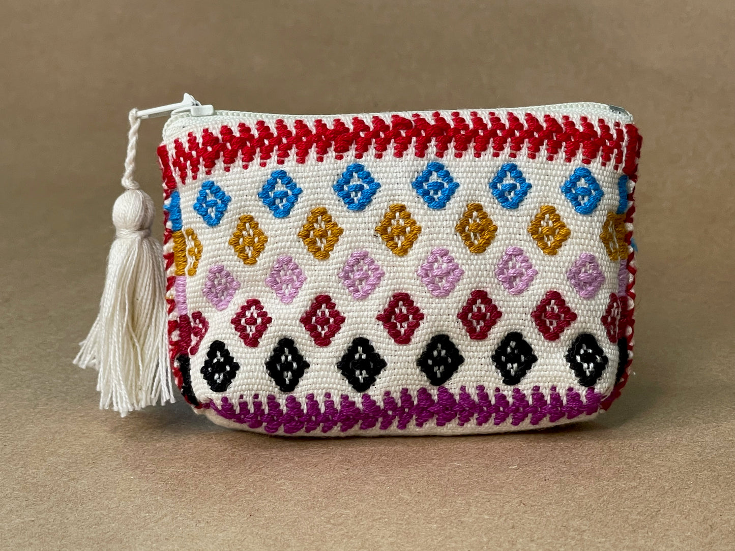 Multicolor Diamond Coin Purse