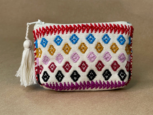 Multicolor Diamond Coin Purse