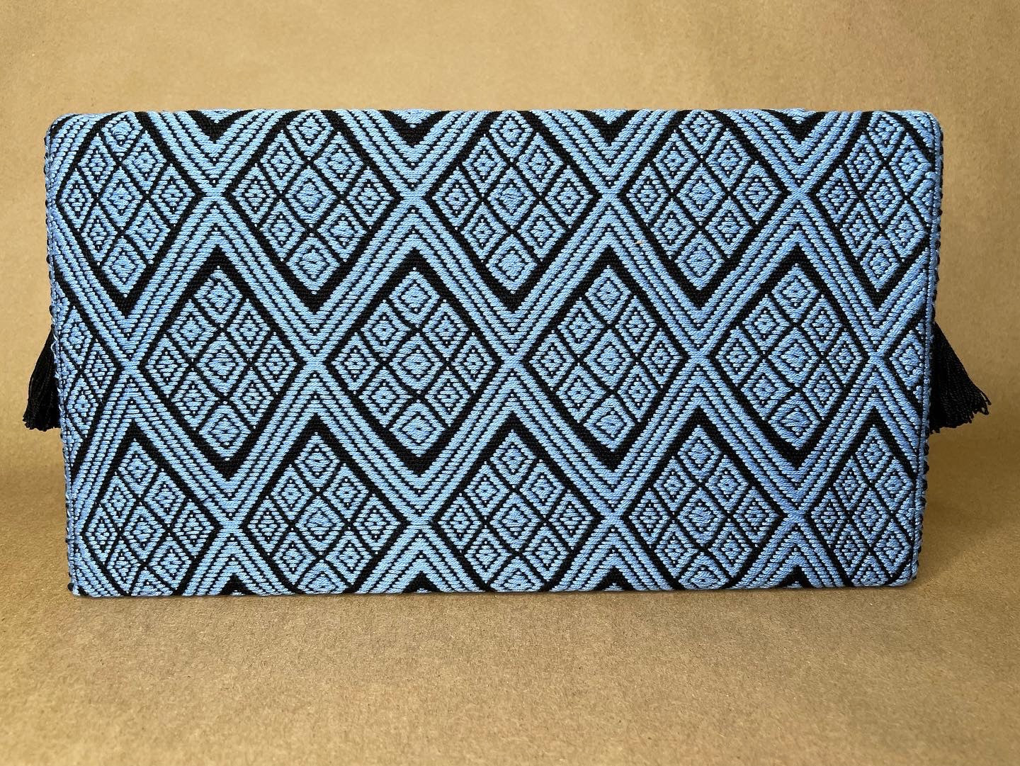 Blue & Black Clutch